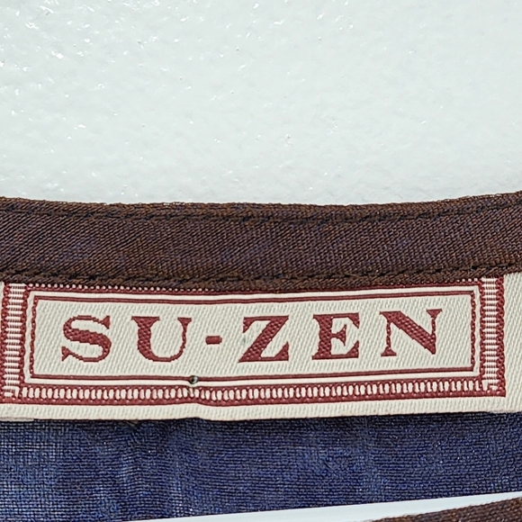 Su-Zen Women's Vintage Sheer Peasant Style Maxi Dress - S - Picture 3 of 5